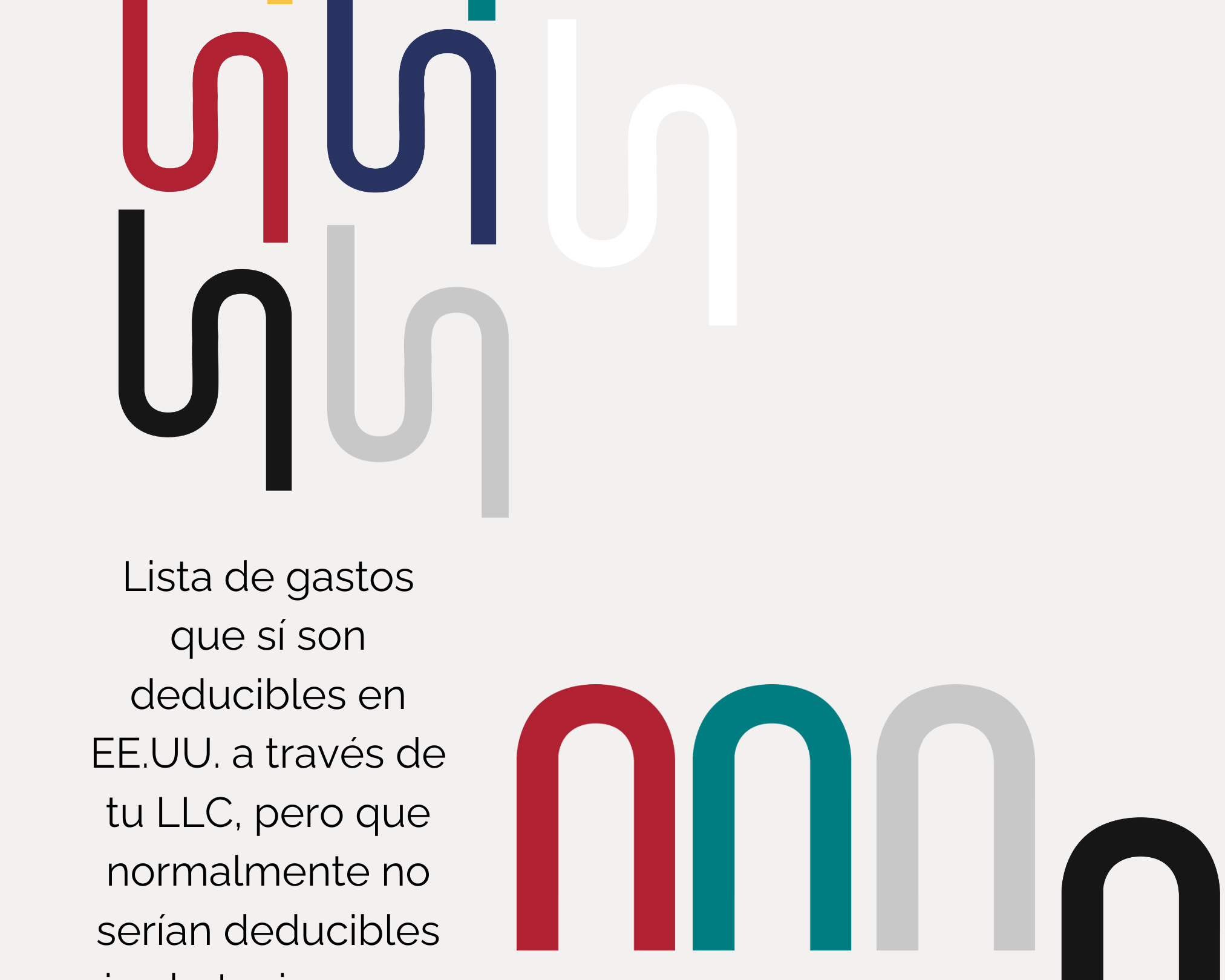 Lista de gastos que sí son deducibles en EE.UU. a través de tu LLC, pero que normalmente no serían deducibles si solo tuvieras una empresa en México
