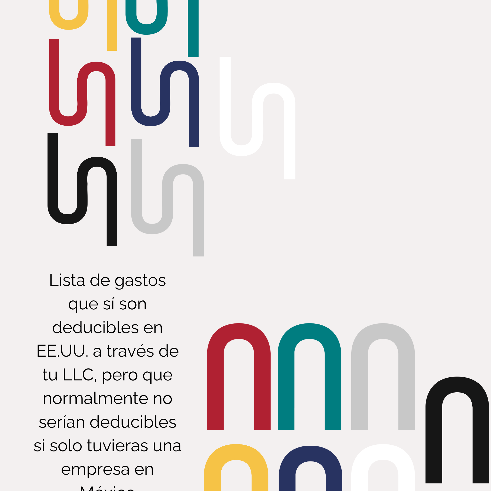 Lista de gastos que sí son deducibles en EE.UU. a través de tu LLC, pero que normalmente no serían deducibles si solo tuvieras una empresa en México